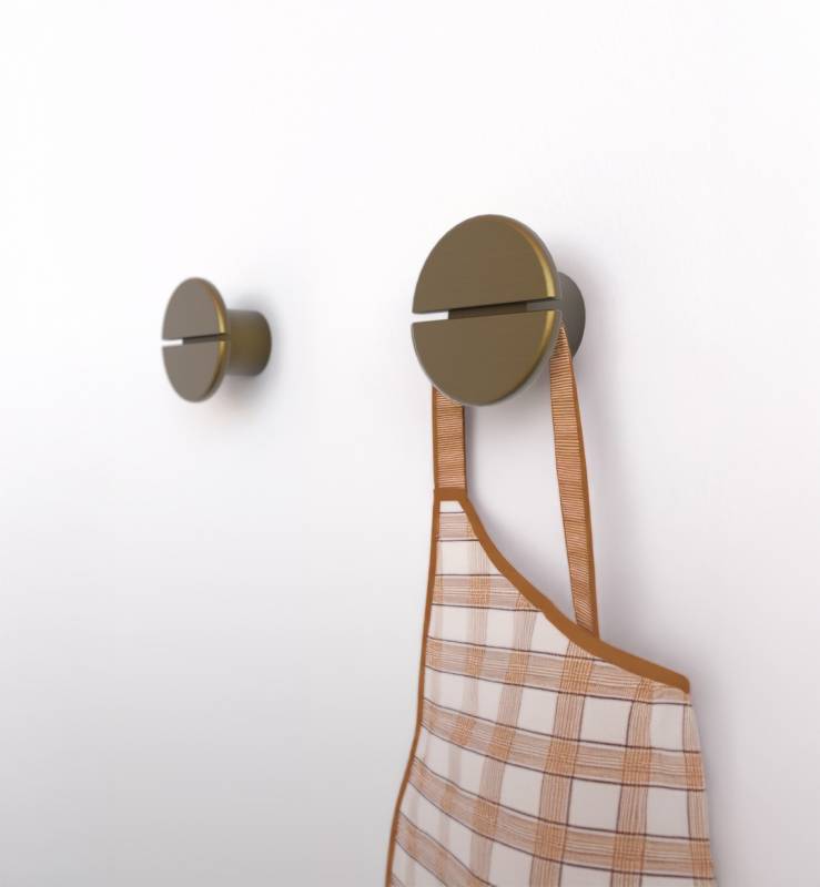 Bouton aluminium Twinline double